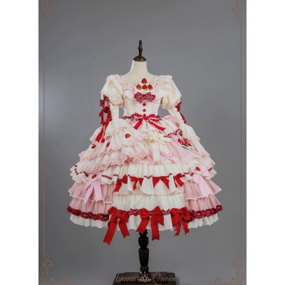 Hinana Queena Strawberry Party JSK and One Piece(Leftovers/Full Payment Without Shipping)